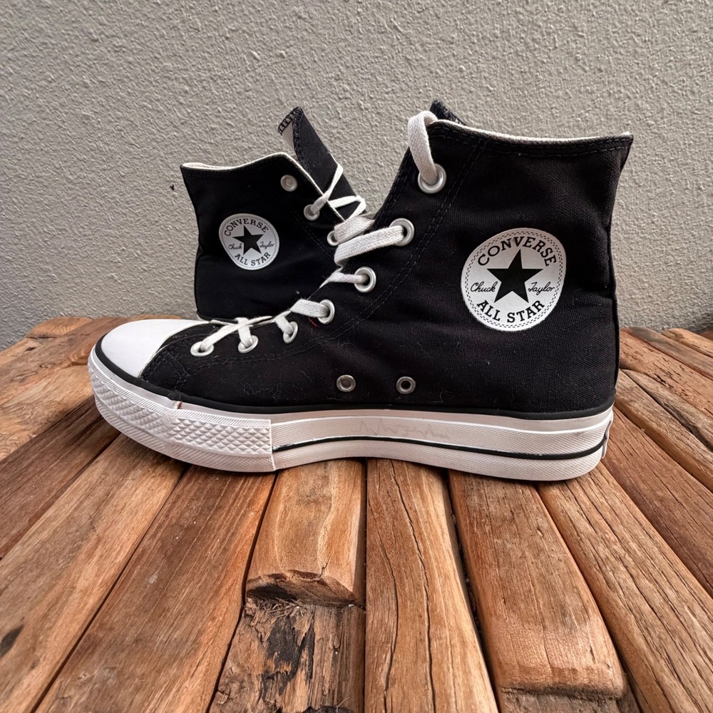 Converse Chuck Taylor All Star Platform High Top 10 Black 560845F Sneaker